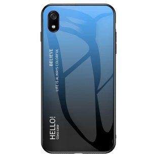 Чехол Xiaomi Redmi 7A Gradient Hello Blue Black