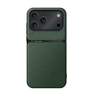 Шкіряний чохол Elegance з магнітом для Apple iPhone 17 Pro Max Green