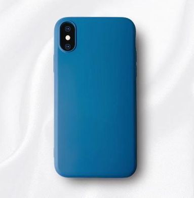 Силіконовий чохол Liquid Silicone Case Apple iPhone XS Max Blue