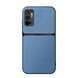 Кожаный чехол Elegance с магнитом для Xiaomi Redmi Note 10 5G Light blue