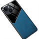 Бізнес чохол бампер GENEROUS для Apple iPhone 14 Plus зі скла та штучної шкіри