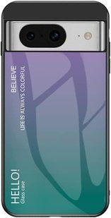 Чехол Google Pixel 8 Gradient Hello Purple Green