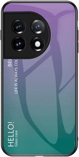 Чехол OnePlus 11 Gradient Hello Purple Green