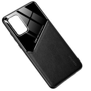 Бизнес чехол бампер GENEROUS для Realme 9 5G из стекла и искусственной кожи