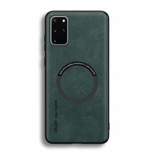 Кожаный чехол OLGE с MagSafe для Samsung Galaxy S20 Plus Green