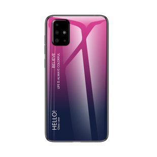Чехол Samsung Galaxy A71 Gradient Hello Rose Blue