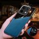 Бизнес чехол бампер GENEROUS для Xiaomi Poco M6 Pro из стекла и искусственной кожи