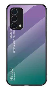 Чохол Oppo A74 4G Gradient Hello Purple Green