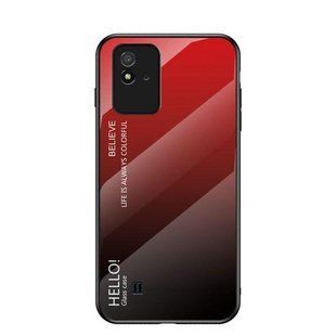 Чохол Realme Narzo 50i Gradient Hello Red Black