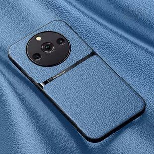 Кожаный чехол Elegance с магнитом для Realme 11 Pro / Realme 11 Pro Plus Light blue