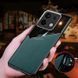 Бизнес чехол бампер GENEROUS для Xiaomi Poco M6 Pro из стекла и искусственной кожи