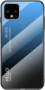 Чехол Google Pixel 4 XL Gradient Hello Blue Black