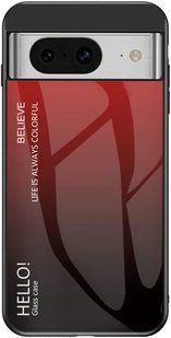 Чехол Google Pixel 8 Gradient Hello Red Black
