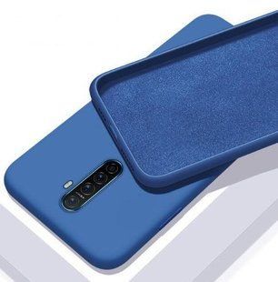 Силіконовий чохол Liquid Silicone Case Realme X2 Pro Blue