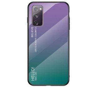 Чехол Samsung Galaxy S20 Gradient Hello Purple Green