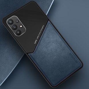 Бізнес чохол бампер GENEROUS для Samsung Galaxy A32 5G зі скла і штучної шкіри