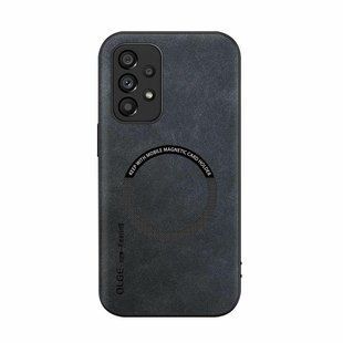 Кожаный чехол OLGE с MagSafe для Samsung Galaxy A32 5G Dark gray