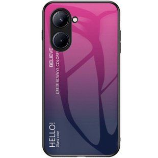 Чохол Realme C33 / C33 2023 Gradient Hello Rose Blue