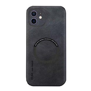 Шкіряний чохол OLGE з MagSafe для Apple iPhone 11 Dark gray