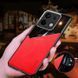 Бизнес чехол бампер GENEROUS для Xiaomi Poco M6 Pro из стекла и искусственной кожи