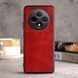 Шкіряний чохол AIORIA Vintage для Oppo Reno12 FS red