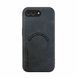 Шкіряний чохол OLGE з MagSafe для Apple iPhone 7 Plus / iPhone 8 Plus Dark gray