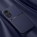 Кожаный чехол Elegance с магнитом для Huawei Nova 9 / Honor 50 Dark blue