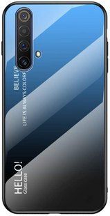Чехол Realme X50 5G Gradient Hello Blue Black