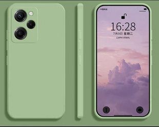 Силиконовый чехол Soft Touch для Xiaomi Poco X5 Pro 5G Matcha green