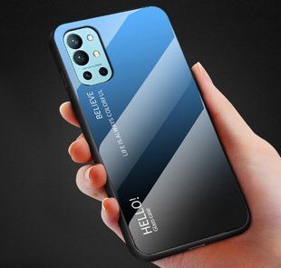 Чехол OnePlus 9R Gradient Hello Blue Black