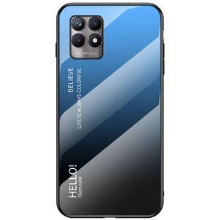 Чохол Realme 8i Gradient Hello Blue Black