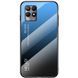 Чехол Realme 8i Gradient Hello Blue Black