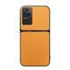 Шкіряний чохол Elegance з магнітом для Xiaomi Poco F4 5G Orange