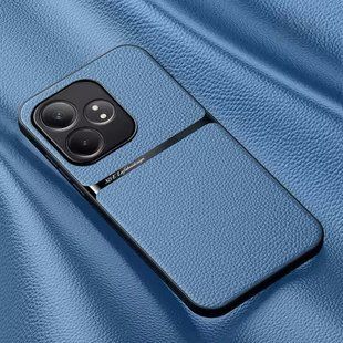 Шкіряний чохол Elegance з магнітом для Realme GT 6T Light blue
