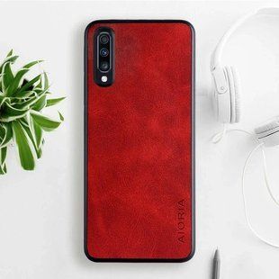 Шкіряний чохол AIORIA Vintage для Samsung Galaxy A70 red