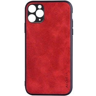 Кожаный чехол AIORIA Vintage для Apple iPhone 11 Pro Max red