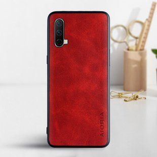 Шкіряний чохол AIORIA Vintage для OnePlus Nord CE 5G red