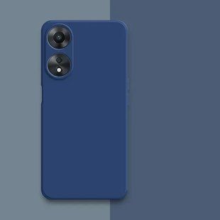 Силиконовый чехол Liquid Silicone Case Oppo A58 5G Blue