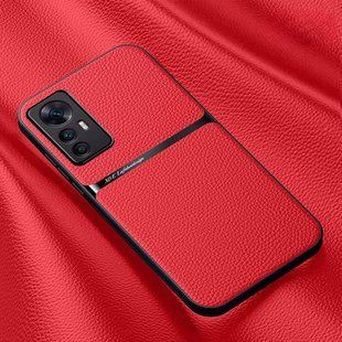 Шкіряний чохол Elegance з магнітом для Xiaomi 12 Pro Red