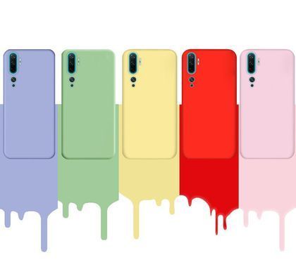 Силиконовый чехол Liquid Silicone Case Xiaomi Mi Note 10