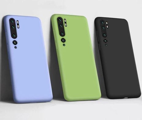 Силиконовый чехол Liquid Silicone Case Xiaomi Mi Note 10