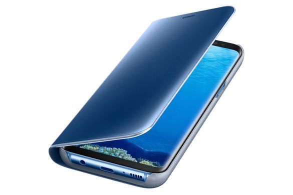 Чехол Clear View Standing Cover для Huawei Mate 30 Blue