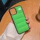 Чехол пуховик Puffer Case Apple iPhone X / XS Green