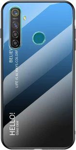 Чохол Oppo K5 Gradient Hello Blue Black