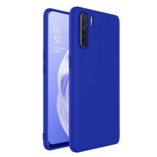 Чехол MSVII для Oppo F15 (поликарбонат) Blue