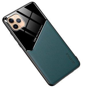 Бізнес чохол бампер GENEROUS для Apple Iphone 13 Pro Max зі скла і штучної шкіри