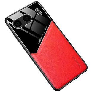 Бизнес чехол бампер GENEROUS для OnePlus Nord 4 из стекла и искусственной кожи