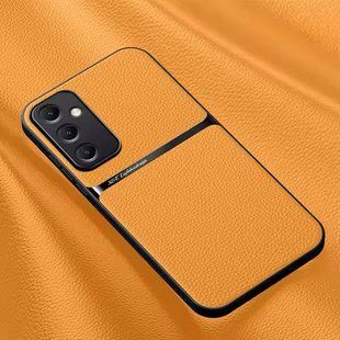 Шкіряний чохол Elegance з магнітом для Samsung Galaxy A55 Orange