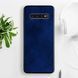 Шкіряний чохол AIORIA Vintage для Samsung Galaxy S10 blue