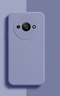 Силиконовый чехол Liquid Silicone Case Xiaomi Redmi A3 / Redmi A3x Gray
